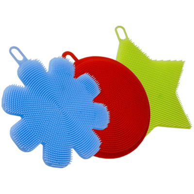 Set 3 bureți de vase din silicon Better Sponge
